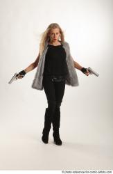 Nikol Action Standing Pose With Guns